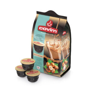 Covim Nocciolino mogyoró ízű kávés kompatibilis italkapszula Nescafé DOLCE GUSTO kávégéphez.
