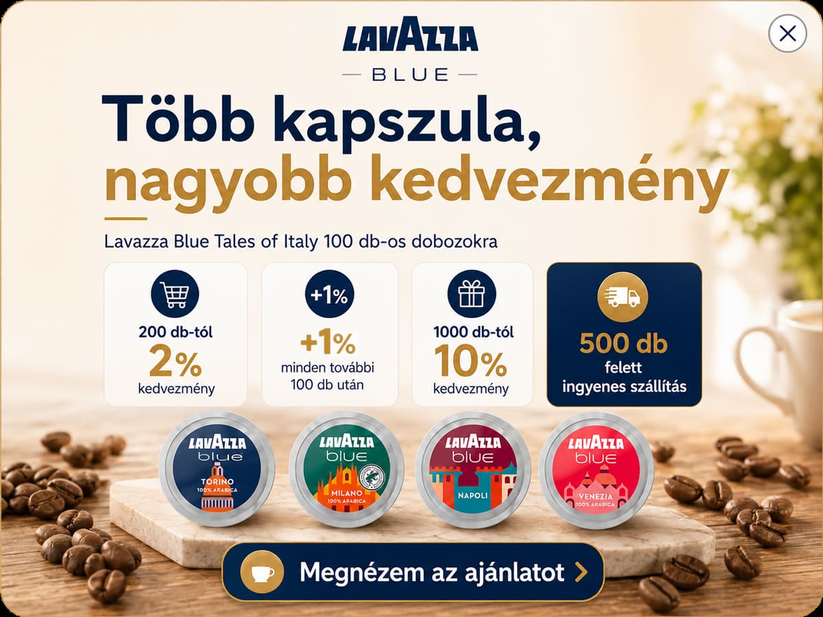 Lavazza Blue promóció
